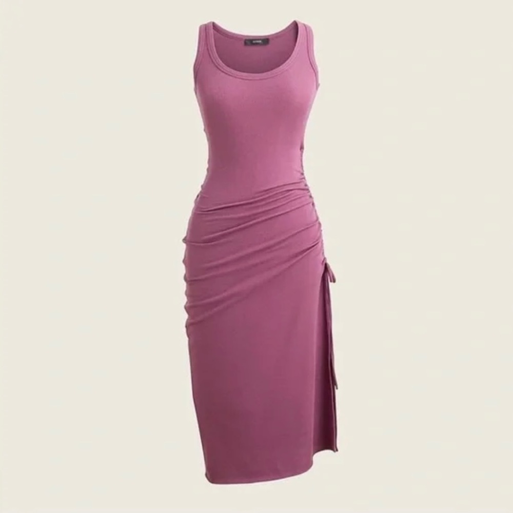 J.Crew Side Ruched Midi Dress